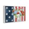 Stupell Industries American Flag Bouquet Framed Giclee Wall Art Design by Leslie Trimbach
